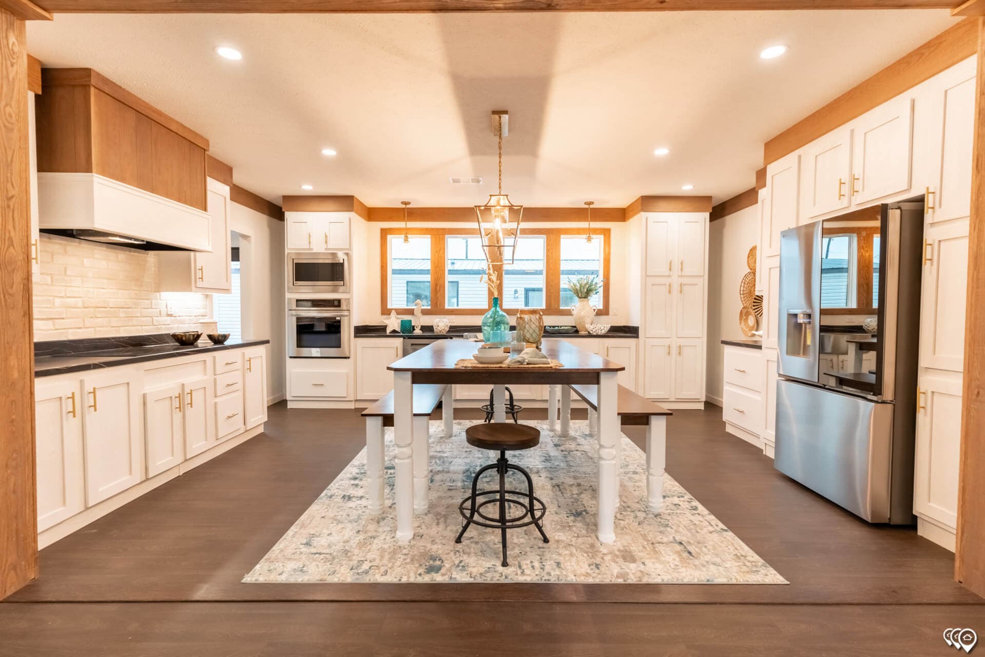 The twin creek kitchen home features