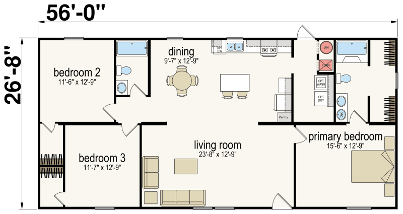Apex floor plan home features