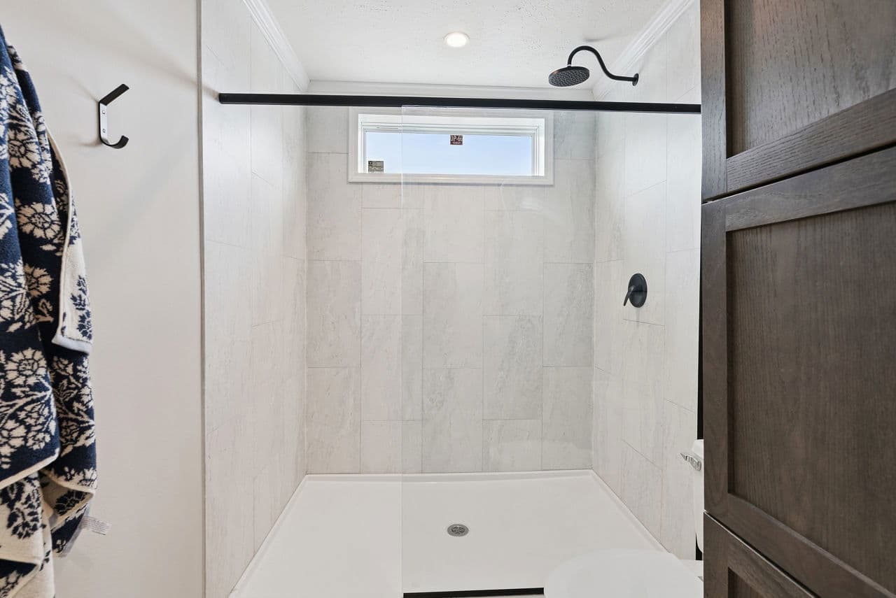 Driftwood bathroom home features