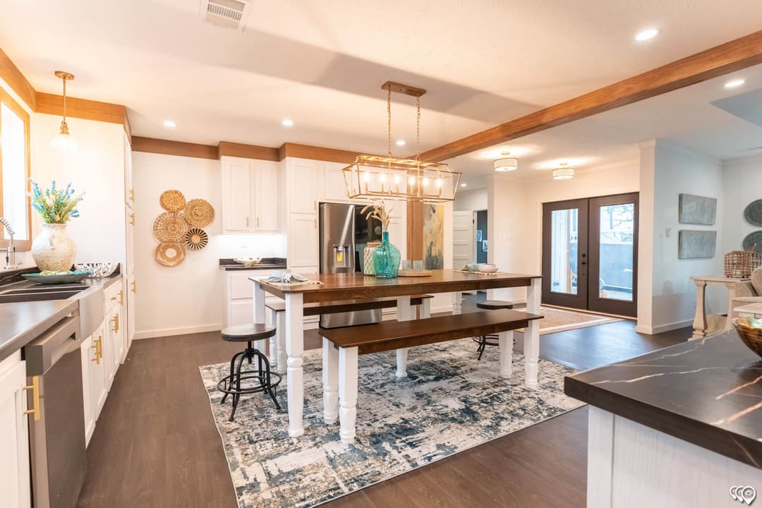 The twin creek kitchen home features